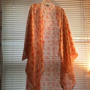 Charlotte Russe Floral Kimono